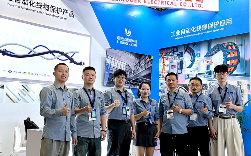 浙江AG贵宾会电气参展工博会圆满成功，工业线缆连接保护方案收获关注与认可